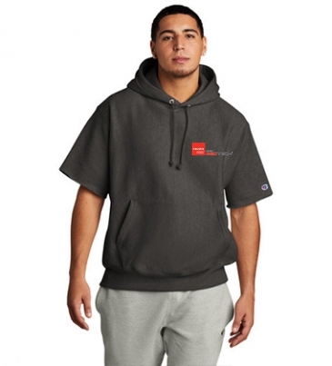 Champion ® Reverse Weave ® Short Sleeve Hooded Sweatshirt