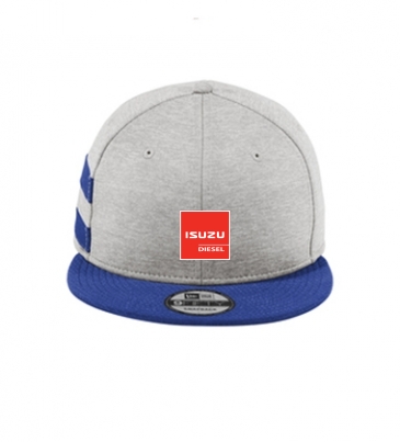New Era ® Shadow Heather Striped Flat Bill Snapback Cap