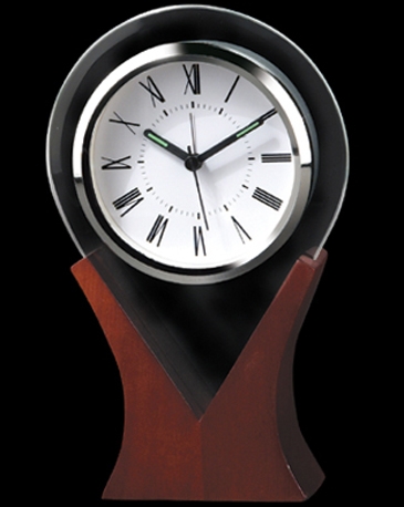 Drop On Wood Alarm Clock