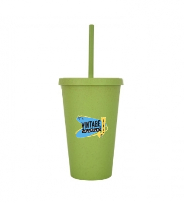 16 oz. Newport Wheat Travel Tumbler