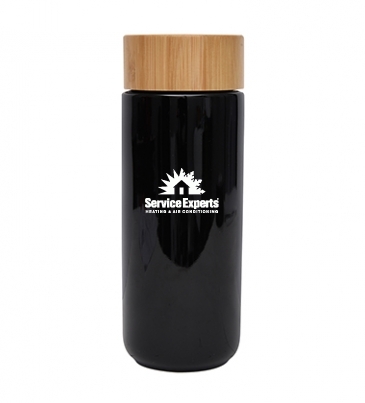 10 oz. Lexington Stoneware Mug With Bamboo Lid