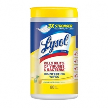 Lysol Wipes 80 Count Canister