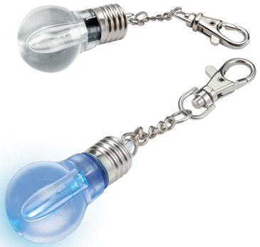 Mini Light Bulb Key Chain