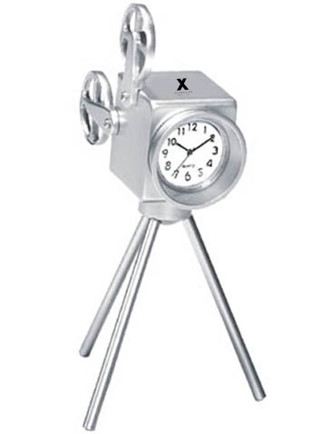 Metal Cinema Projector Clock
