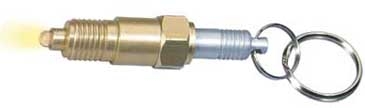 Metal Sparkplug Key Light
