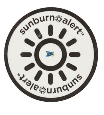 5-Pack Sunburn Alert UV Color-Changing Stickers With Custom Pack
