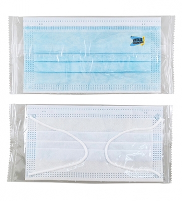 Individually Wrapped Disposable 3-Ply Mask
