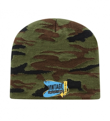 Woodland Camouflage Knit Beanie