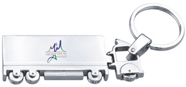 Metal Truck Key Chain