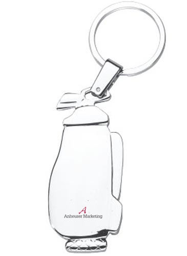 Metal Golf Bag Key Chain