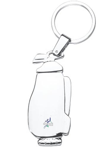 Metal Golf Bag Key Chain