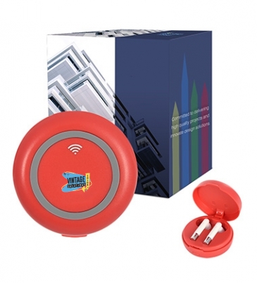 Tempo True Wireless Earbuds & Charging Base With  Custom Box