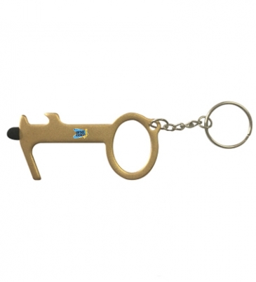 Brass Door Opener With Bottle Operner & Stylus