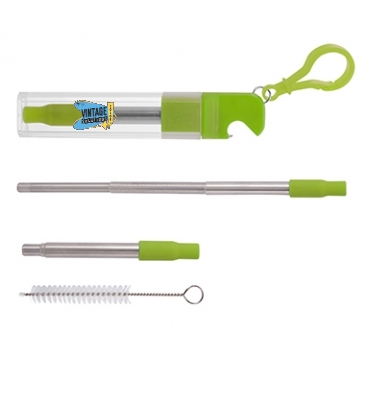 Straw Kit With Bottle Opener