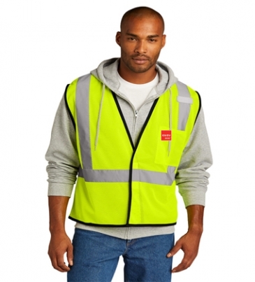 CornerStone ® ANSI 107 Class 2 Economy Mesh One-Pocket Vest