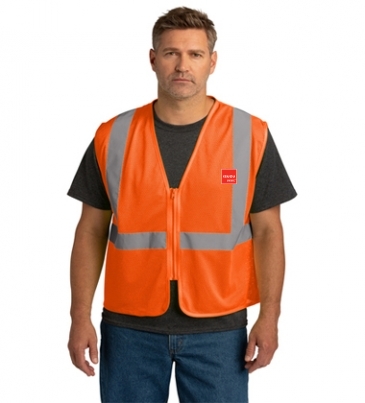 CornerStone® ANSI 107 Class 2 Economy Mesh Zippered Vest