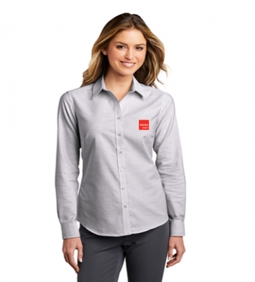 Port Authority® Ladies SuperPro™ Oxford Stripe Shirt