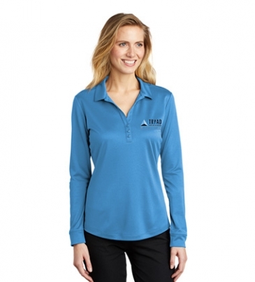 Port Authority ® Ladies Silk Touch™ Long Sleeve Polo