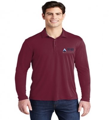 Sport-Tek ® Posi-UV™ PRO Long Sleeve Polo