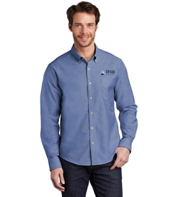 Port Authority ® Untucked Fit SuperPro ™ Oxford Shirt