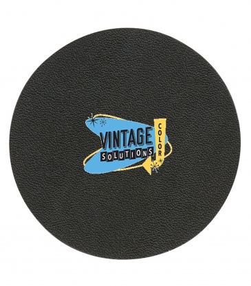 Bonded Leather Coaster Indv. Debossed