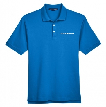 Devon & Jones Men's Solid Perfect Pima Interlock Polo