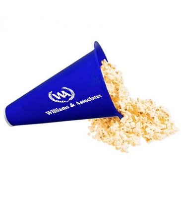 Megaphone with Popcorn Cap