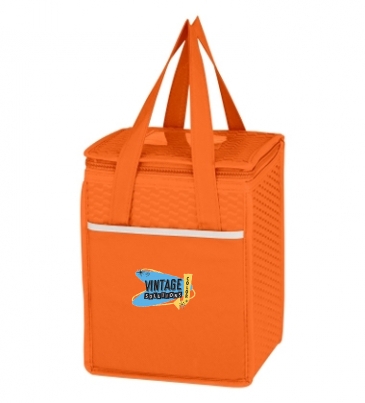 Wave Design Non-Woven Cooler Lunch Bag