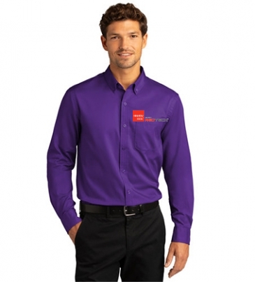 Port Authority® Long Sleeve SuperPro ™ React™ Twill Shirt