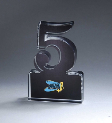 Freestanding 5 Year Anniversary Award