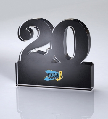 Freestanding 20 Year Anniversary Award