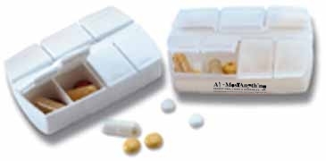 Compact 7 Day Pill Holder