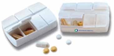 Compact 7 Day Pill Holder