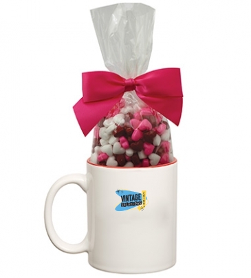 Ceramic Mug with Candy_Conversation Hearts