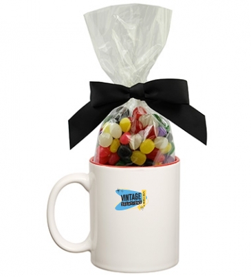 Ceramic Mug with Candy_Jelly Beans, Gum