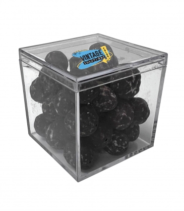 Cube Shaped Acrylic Container With Candy_Cookies And Cream