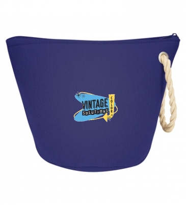 Cosmetic Bag With Rope Strap