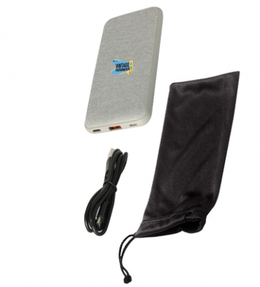 10000 MAH Wireless Charging Pad & Power Bank With Pouch