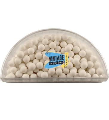 Half Moon Acrylic Show Piece_Signature Peppermints, Red Hots