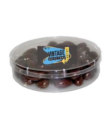 Large Round Show Piece_Chocolate Almonds