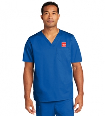 WonderWink® Unisex WorkFlex™ Chest Pocket V-Neck Top
