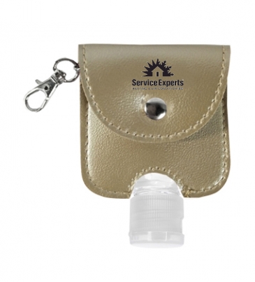 1 oz. Hand Sanitizer With Leatherette Pouch