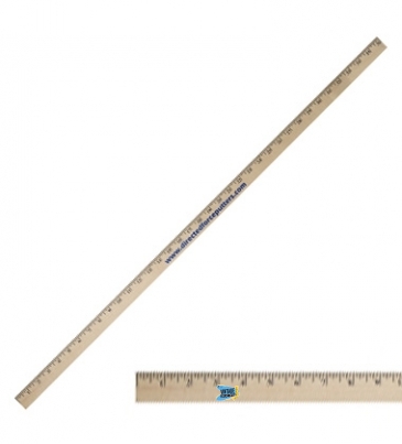 Clear Lacquered Yardstick