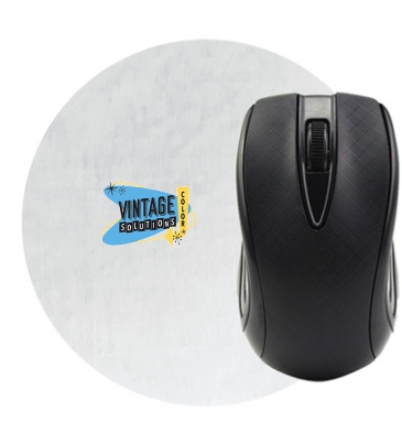 Dye Sublimated Computer Mouse Pad - 5" Dia.