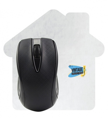 House Shaped Dye Sublimated Computer Mouse Pad
