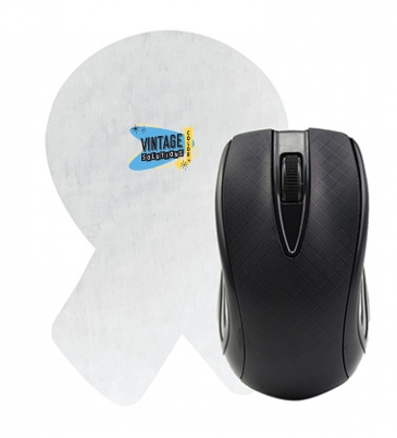 Ribbon Shaped Dye Sublimated Computer Mouse Pad