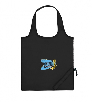 Foldaway Tote Bag With Antimicrobial Additive