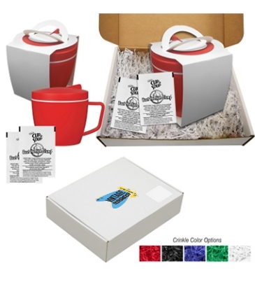 14 oz. Thermal Mug Set With Soup Packet