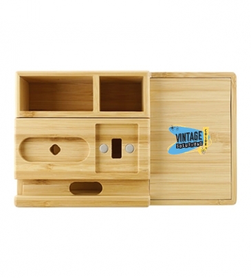 Bamboo Fast Wireless Charging Dock Station