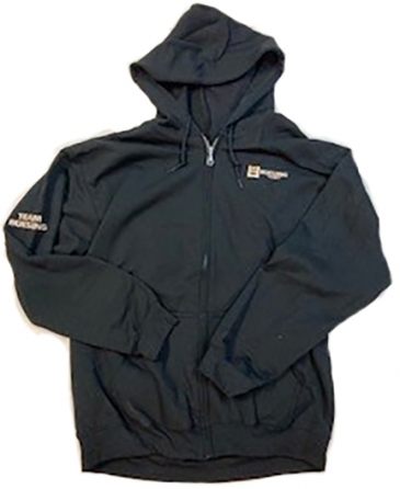 Black Hoodie Full Zippered